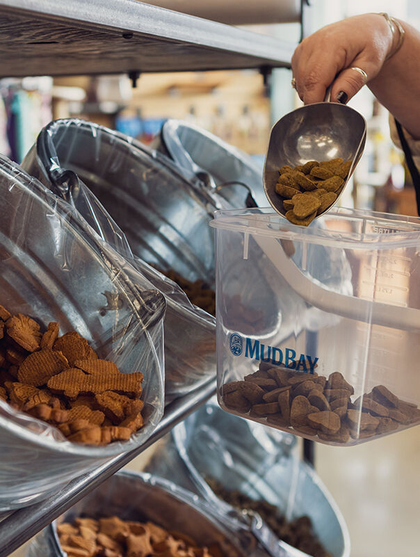 bulk biscuit bins in Mud Bay stores bulk biscuit bins in Mud Bay stores